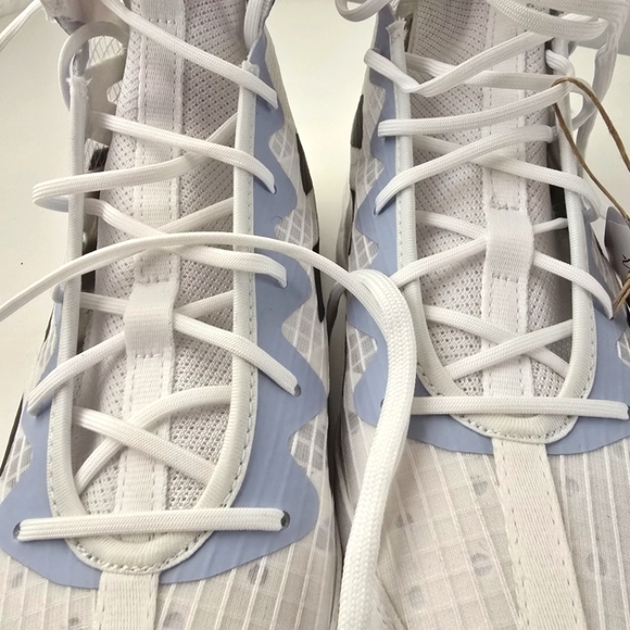 ADIDAS Box Hog 4 Boxing Boots White Grey Lilac Womens 10.5 - Picture 9 of 16